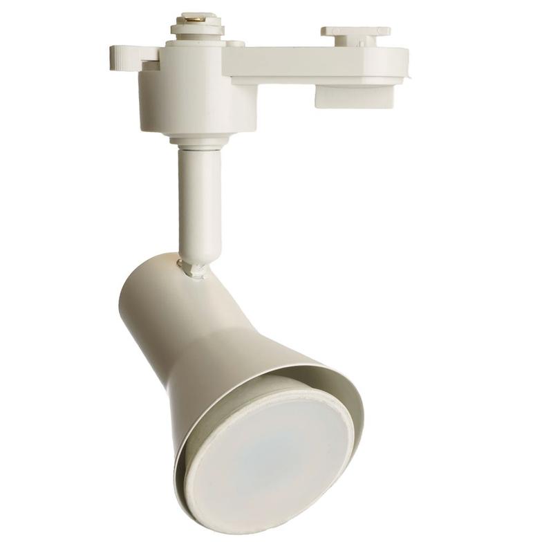 светильник трековый под лампу gu10 в стальном корпусе бел. feron 48704 от BTSprom.by