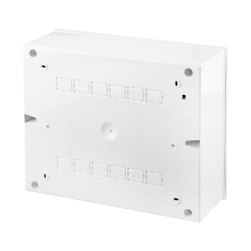  Бокс пластиковый ЩРН-П-12 IP41 бел. дверь бел. Kranz KR-11-0313 фото в каталоге от BTSprom.by