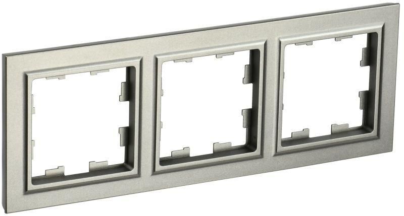 рамка 3-м brite ру-3-брш шампань iek br-m32-k37 от BTSprom.by