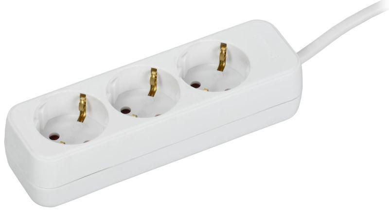 удлинитель 3х3м 10а у03 пвс 3х1 бел. uma iek um-yp10-10-03-03-z-k01 от BTSprom.by