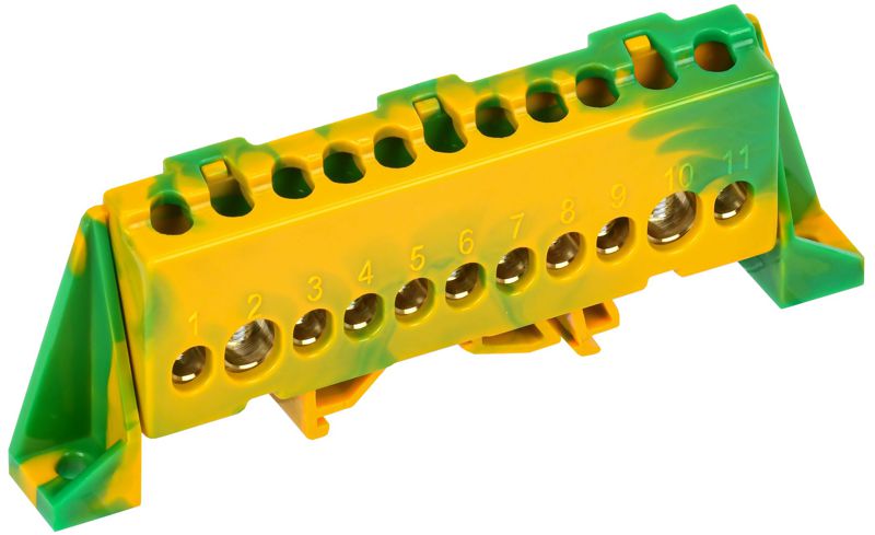 шина pe "земля" в комб. изол. "стойка" 8х12-11-жз tekfor iek tf-nn20-11-dp-k52 от BTSprom.by