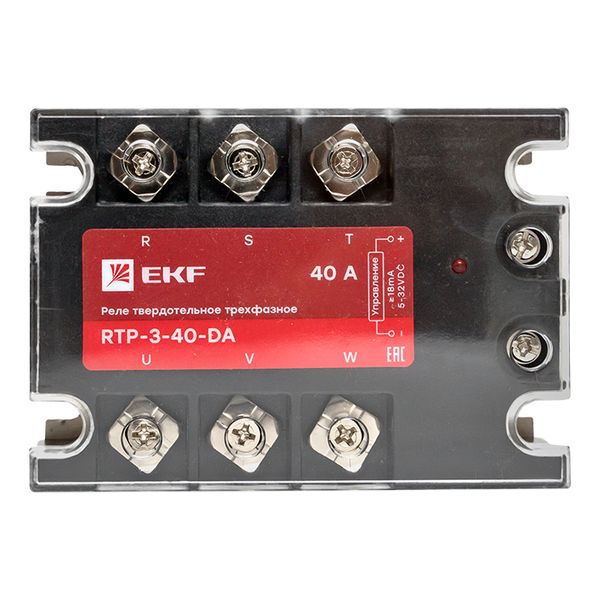  Реле твердотельное трехфазное RTP-40-DA PROxima EKF rtp-3-40-da фото в каталоге от BTSprom.by