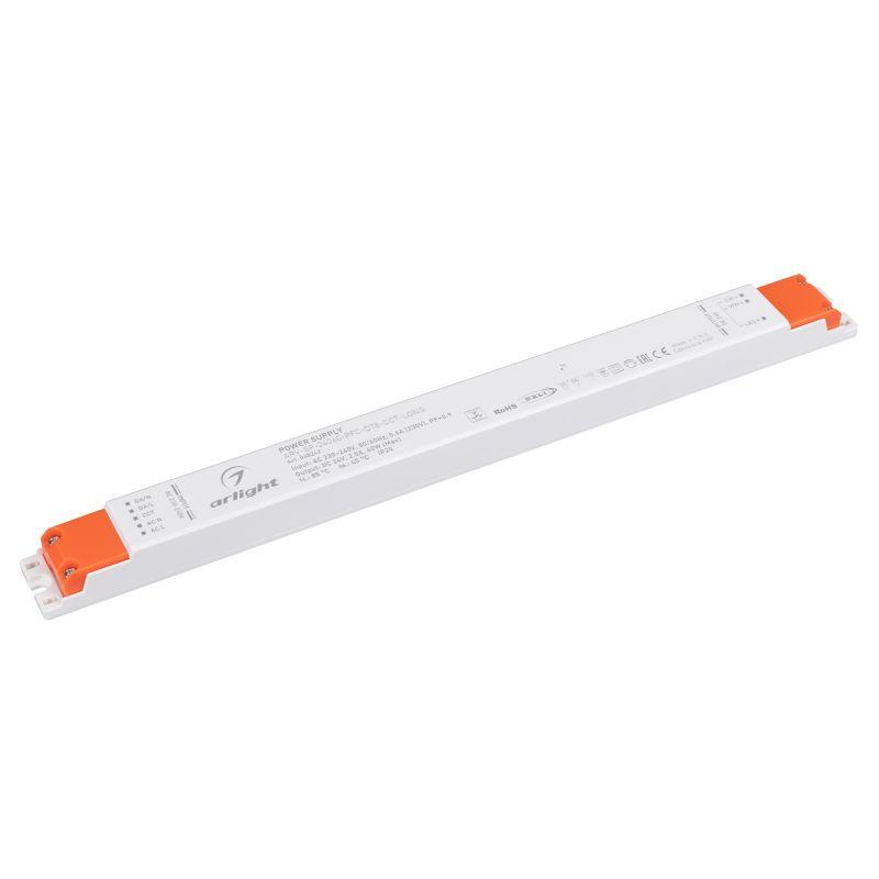 блок питания arv-sp-24060-pfc-dt8-cct-long (24в 2.5а 60вт) ip20 пластик arlight 048242 от BTSprom.by