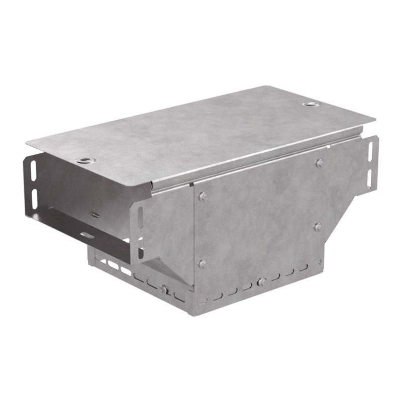 ответвитель т-образный вертикал. 200х80 0.7мм стандарт с крышкой промрукав pr16.0963 от BTSprom.by