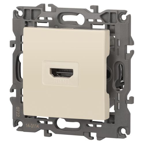  Розетка 14-3114-02 HDMI Elegance сл. кость ЭРА Б0034333 фото в каталоге от BTSprom.by