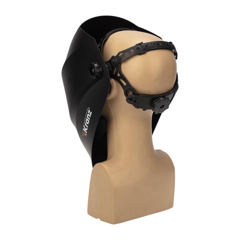  Маска сварщика DIN 9 с черн. минеральным стеклом Kranz KR-16-0798 фото в каталоге от BTSprom.by