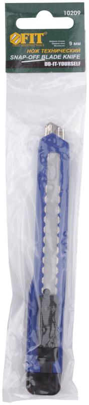  Нож технический 9мм усилен. пластик. FIT 10209 фото в каталоге от BTSprom.by
