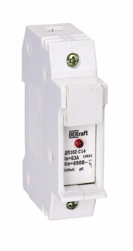 держатель предохранительного типа c10 дп102-с10-1р dekraft 21383dek от BTSprom.by держатель предохранительного типа c10 дп102-с10-1р dekraft 21383dek от BTSprom.by