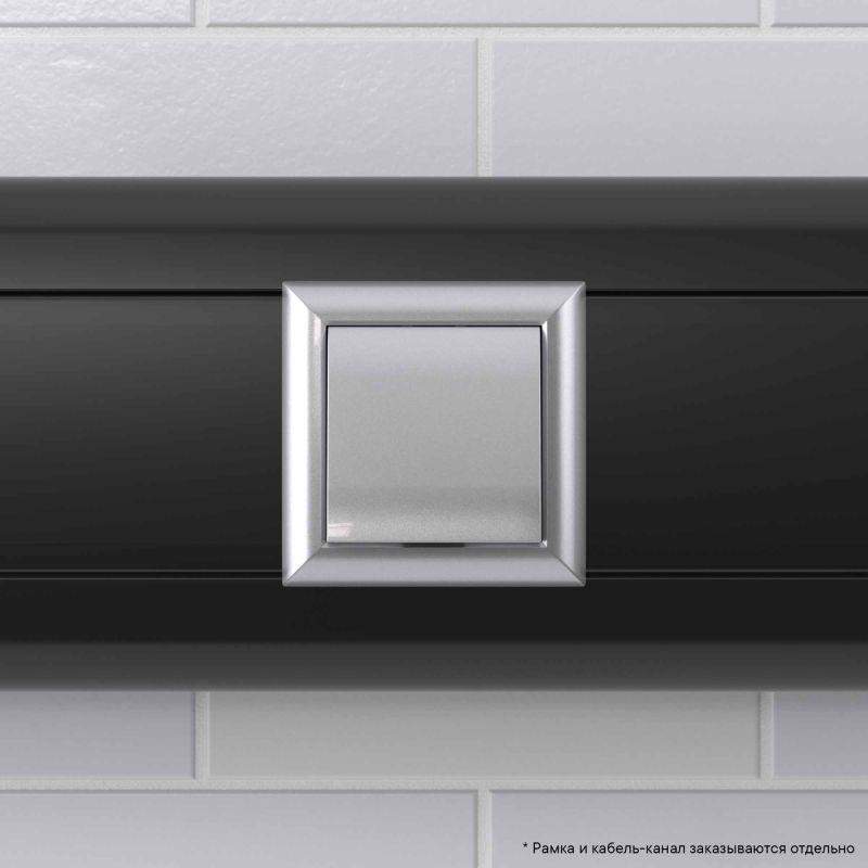  Вывод кабеля модульный "Avanti" "Закаленная сталь" 2 модуля DKC 4404982 фото в каталоге от BTSprom.by