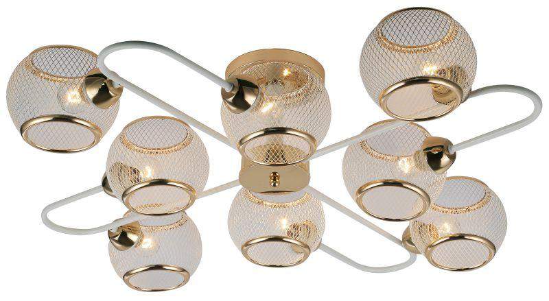 люстра mortifera 3130-308 8хe27 40вт модерн rivoli б0054887 от BTSprom.by