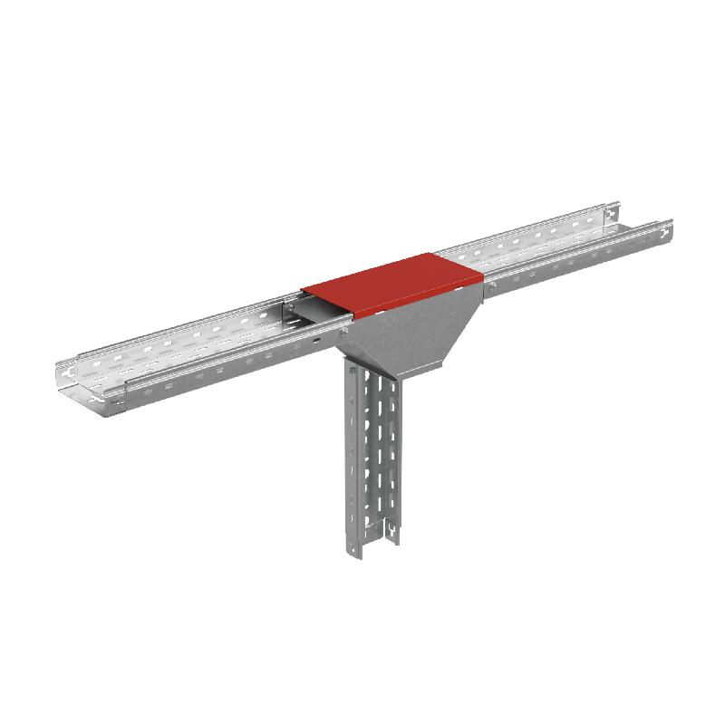 Крышка для ответвителя T-образ. вертикал. переходник с разворотом трассы на 90град. 200-100 сталь 0.55мм "ПЛЮС" (нижняя часть меньше исходной) KTDPSplus90-200-100 КМ PL4195 фото в каталоге от BTSprom.by