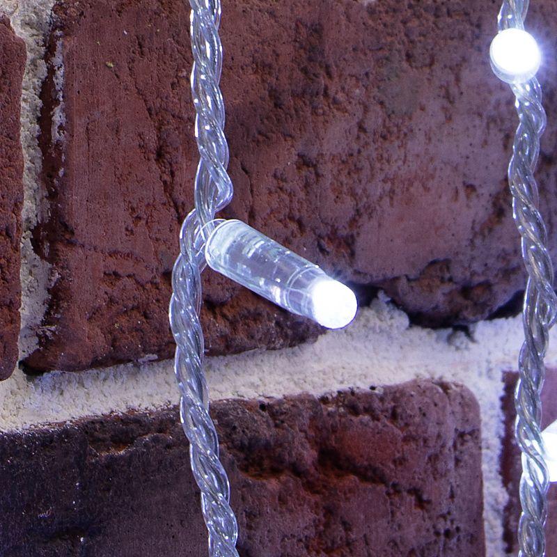 гирлянда светодиодная "светодиодный дождь" 2х9м 2200led бел. 110вт 230в ip65 постоян. свечение провод силикон. прозр. neon-night 235-195 от BTSprom.by