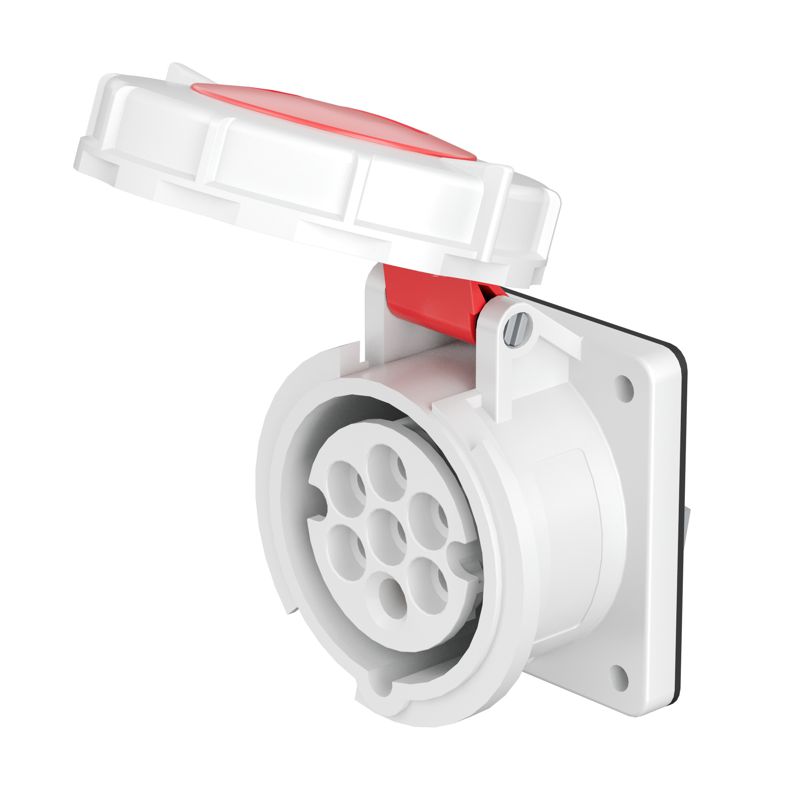 розетка панельная pss 16а 7п 6p+e 400в ip67 dkc pss676-016-40 от BTSprom.by