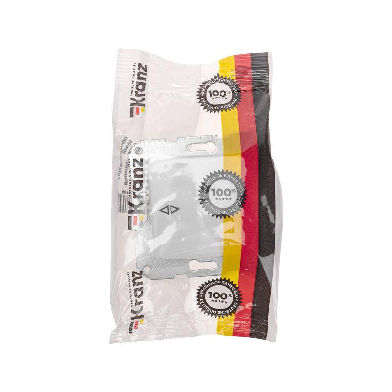  Переключатель проходной 1-кл. СП DEA 10А механизм бел. Kranz KR-78-0205 фото в каталоге от BTSprom.by