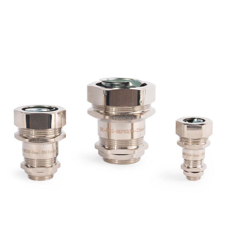  Ввод кабельный для металлорукава ВК-М25(13-18мм)-МР20 латунный Fortisflex 89196 фото в каталоге от BTSprom.by