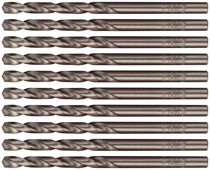 Набор сверл по металлу Profi 4.2х75мм с кобальтом 5проц. (уп.10шт) Cutop 48-42-10 фото в каталоге от BTSprom.by