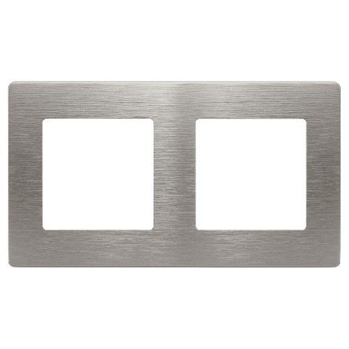 рамка 2-м эра12 12-5102-16 сатин титан эра б0065747 от BTSprom.by