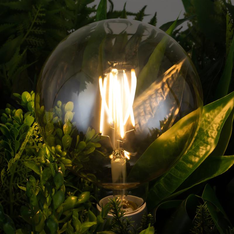 Лампа светодиодная филаментная Loft 271 G125 8Вт 2700К E27 DIM Voltega 8511 фото в каталоге от BTSprom.by