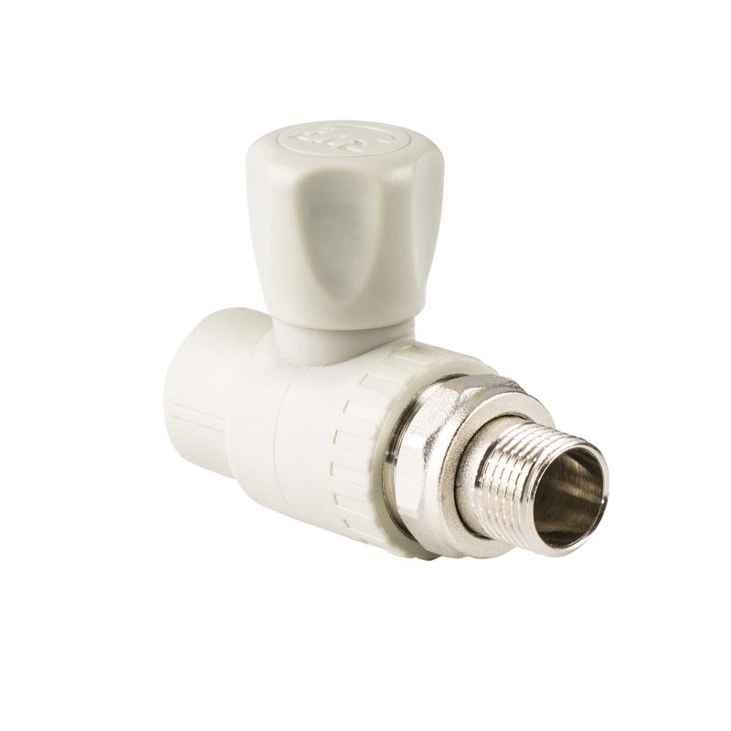 кран шаровой для радиатора прямой ppr 25х3/4 сер. rtp 27863 от BTSprom.by