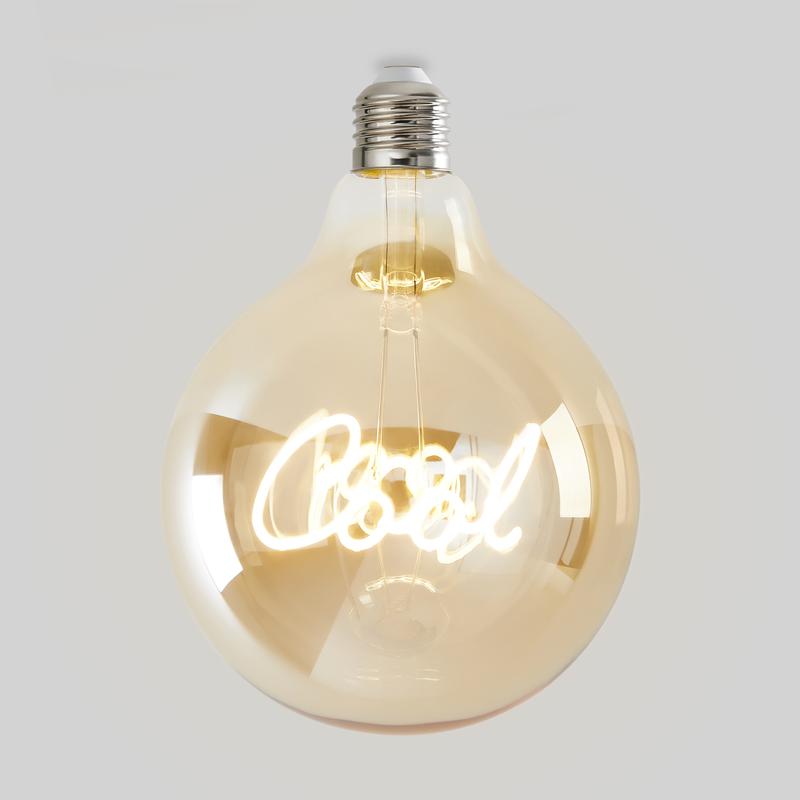 Лампа светодиодная филаментная Loft 271 G125 4Вт 2500К E27 Voltega 8554 фото в каталоге от BTSprom.by