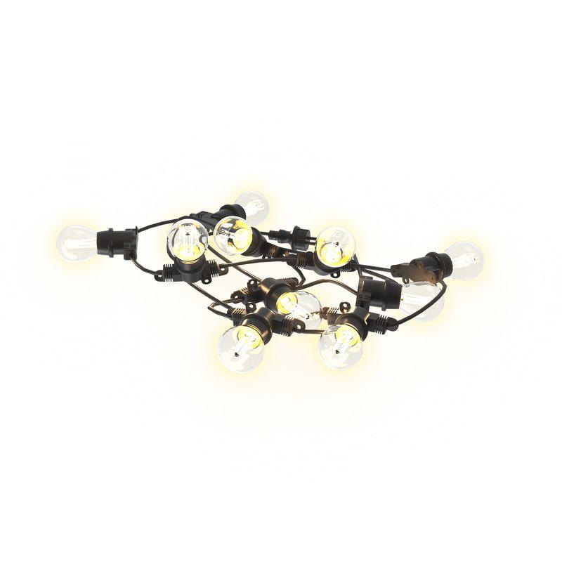  Гирлянда для сменных ламп Белт Лайт Holiday 10 ламп 8м черн. IP65 GAUSS HL070 фото в каталоге от BTSprom.by
