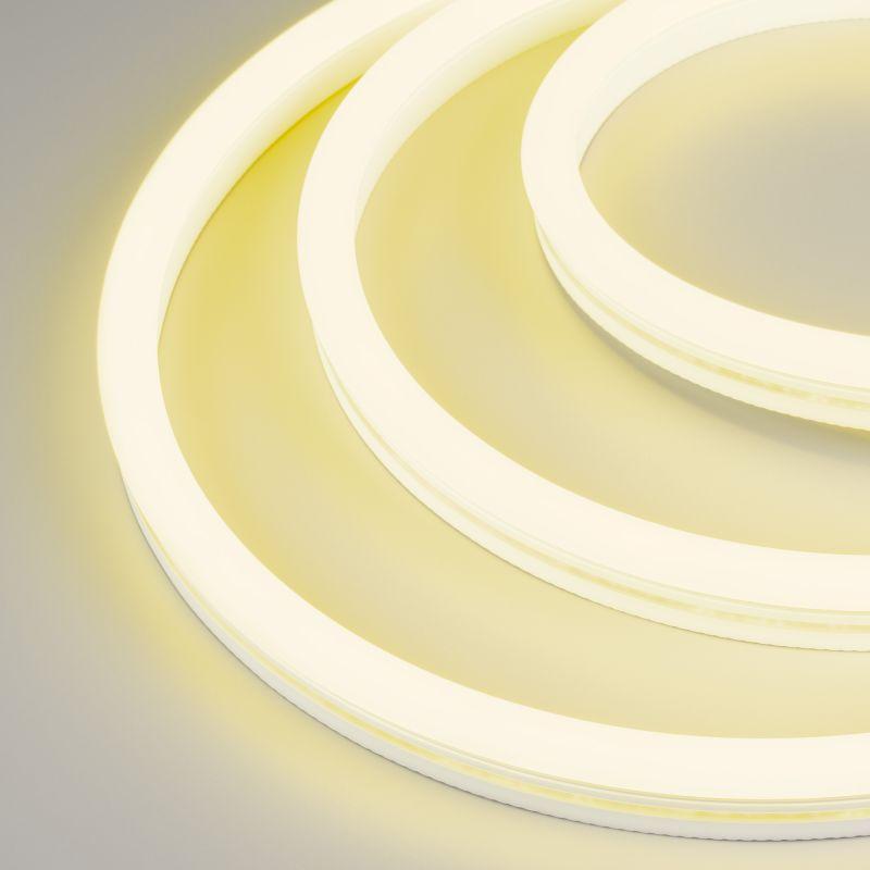 лента светодиодная wave-side-a120-12x25mm 230в yellow 12вт/м ip67 wire x2 грибовидная форма герметичная (уп.50м) arlight 051937 от BTSprom.by