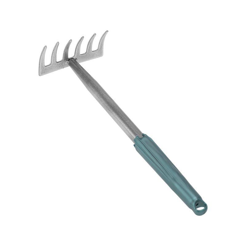  Грабли 6 прямых зубьев с металлической ручкой ЧЕТЫРЕ СЕЗОНА 64-0017 фото в каталоге от BTSprom.by