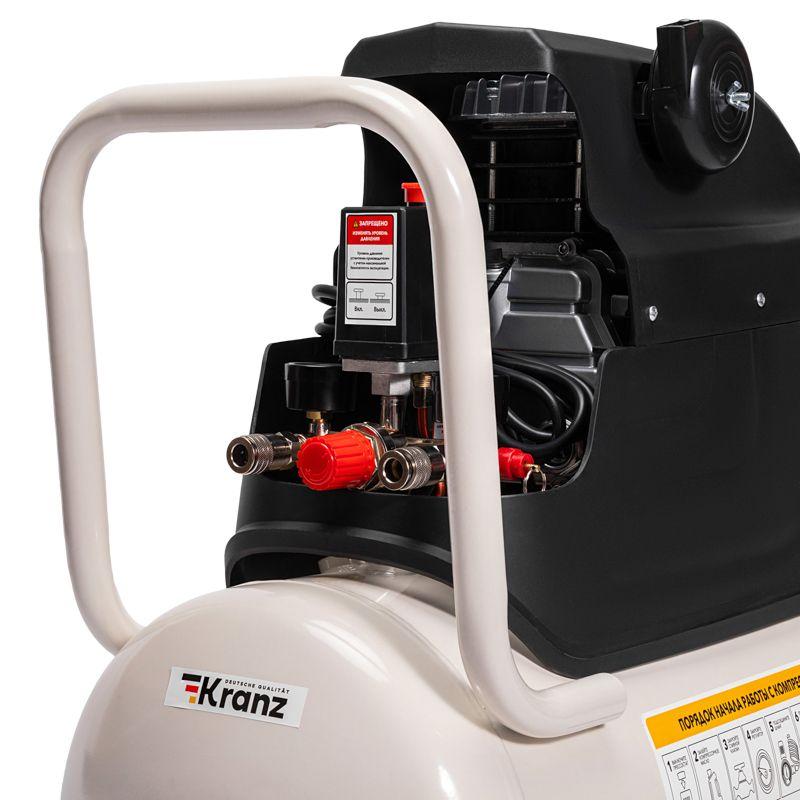  Компрессор воздушный KR-1500/50 1500Вт 280л/мин 50л Kranz KR-16-1152 фото в каталоге от BTSprom.by