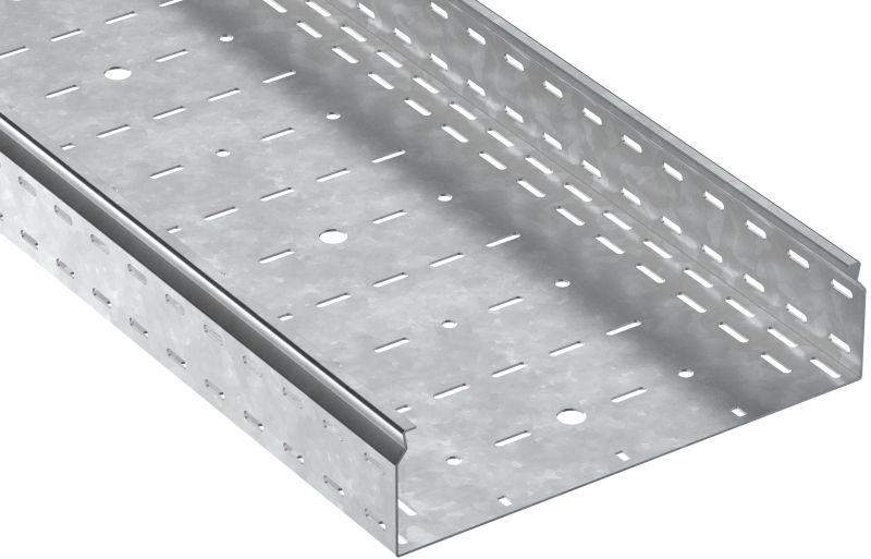 Лоток листовой перфорир. 100х400 L2500 сталь 1.5мм HDZ ESCA 7 IEK CLP10-100-400-150-D25-HDZ от BTSprom.by