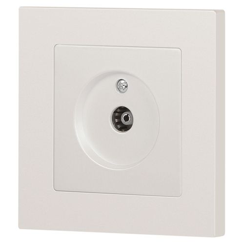  Розетка телевизионная одиночная TV СП Accent 6-301-06 IP20 перламутр. Intro Б0063613 фото в каталоге от BTSprom.by