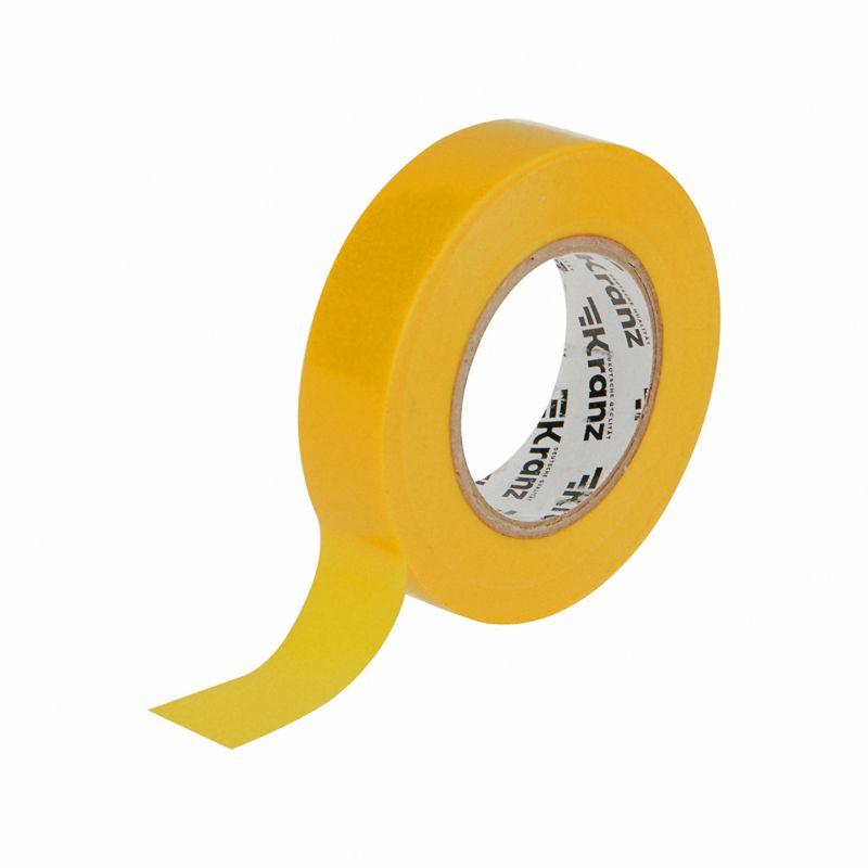  Изолента ПВХ 0.13х19мм 25м желт. Kranz KR-09-2202 фото в каталоге от BTSprom.by