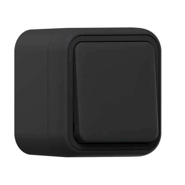 выключатель 1-кл. оп бронто автоматические клеммы антрацит ekf bt1-swa-10 от BTSprom.by