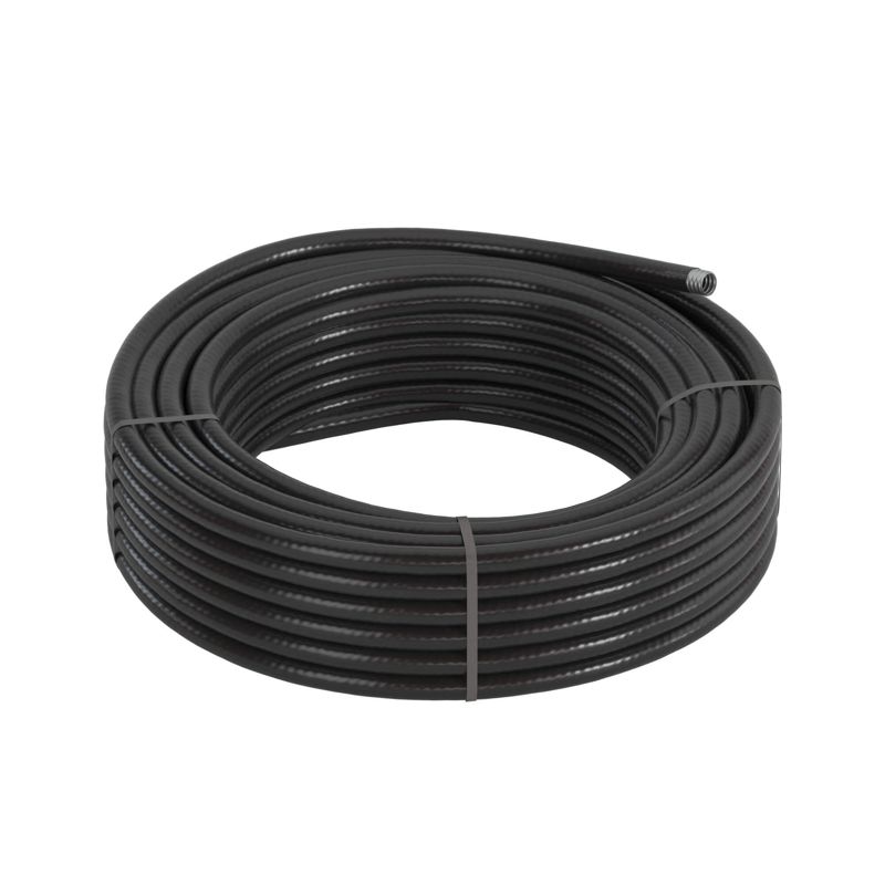  Металлорукав в ПВХ изоляции гладкой DN d20мм Dвн.20.5мм Dнар.27мм без протяжки черн. (уп.50м) DKC 6070R-22N фото в каталоге от BTSprom.by