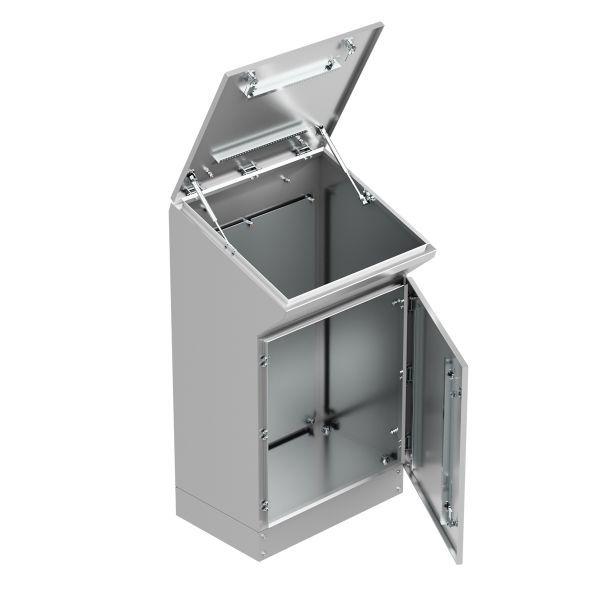  Пульт управления напольный "Inox" AISI304 TP6 IP55 (960х600х400) EKF mb-inox-96-60-40 фото в каталоге от BTSprom.by