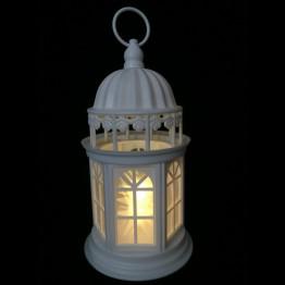 светильник светодиодный декоративный "фонарь" ln2-ld10-ww-во 26х13см 10 led бел. shlights 4690601047366 от BTSprom.by