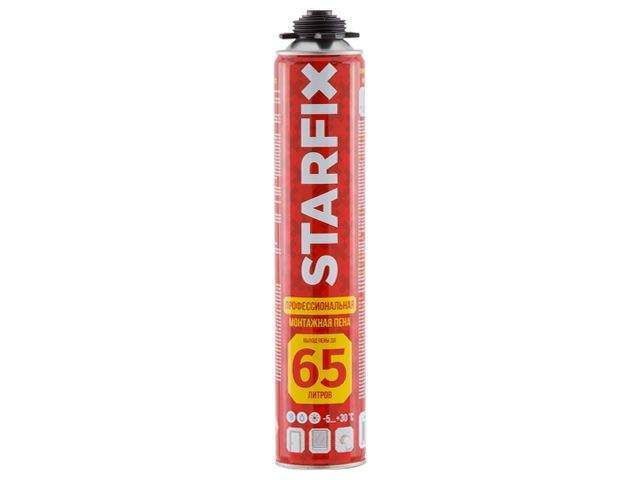 пена монтажная профессиональная всесезонная starfix foam pro 65 (850мл) (выход пены до 65 литров) sm-87465-1 от BTSprom.by