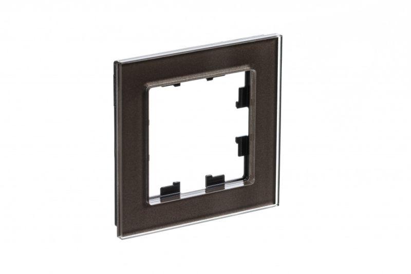 рамка 1-м atlasdesign nature стекло мокко se atn320601 от BTSprom.by