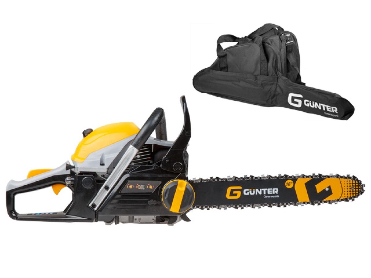 бензопила gunter msh-4505 шина 40 см (16''), 3/8" lp, 1,3 мм, 57 зв. (2.20 квт, 2.95 л.с., 45 см3, вес 7 кг) msh-4505 от BTSprom.by