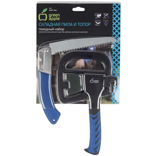  Набор походный (складная пила и топор) Green Apple Б0043540 фото в каталоге от BTSprom.by