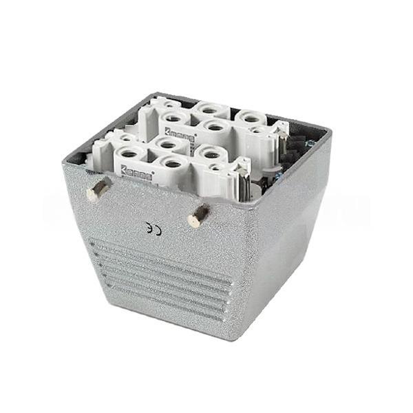 розетка верхнийй ввод 12 полюсов 2х(4х80а+2х16а) emas ebm812pu30 от BTSprom.by