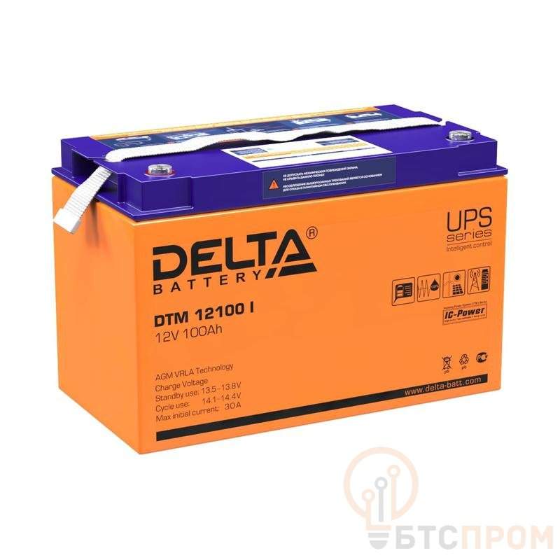 аккумулятор ups 12в 100а.ч delta dtm 12100 i от BTSprom.by