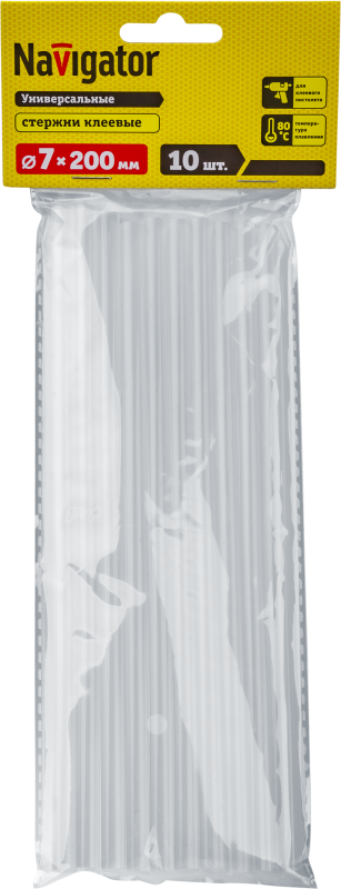 стержень клеевой nem-ks01-7-200-h10 7ммх200мм (уп.10шт) navigator 93243 от BTSprom.by