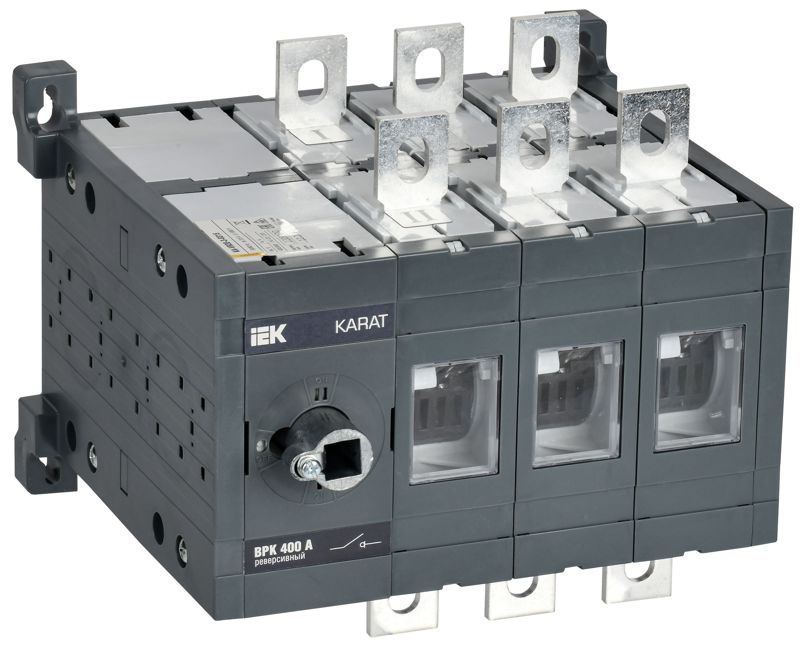 выключатель-разъединитель врк 3п 400а реверс. без рукоятки karat iek ka-vr20-3-0400 от BTSprom.by