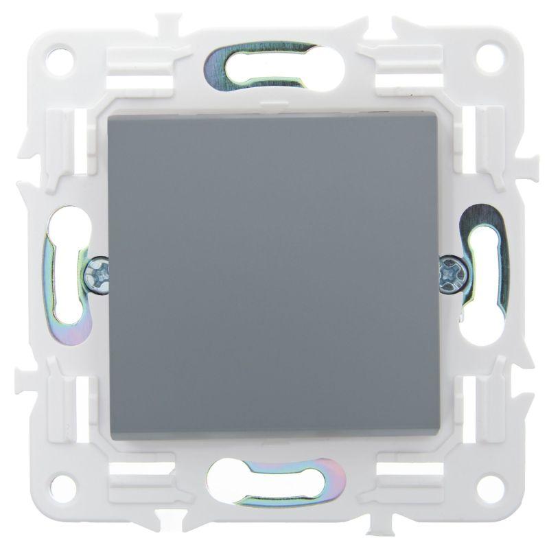  Выключатель 1-кл. SKANDY 10А SK-V01Gr сер. IEK SK-V10-0-10-K03 фото в каталоге от BTSprom.by