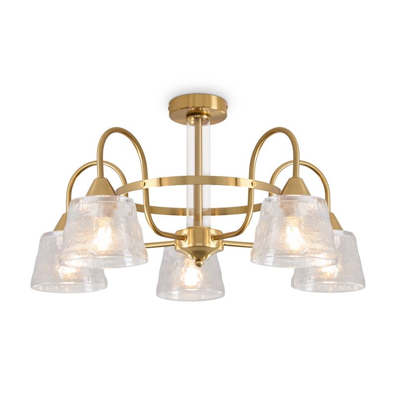 светильник caramel 5х60вт e27 ip20 подвесной freya fr5522pl-05bs1 от BTSprom.by