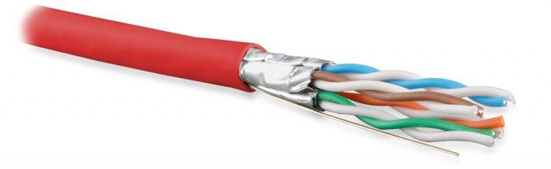 кабель витая пара u/ftp кат.6a (10gbe) 4 пары 23 awg ож solid кажд. пара в экране без общего экрана нг(а)-hf -20град.c-+60град.c uftp4-c6a-s23-in-lszh-rd-500 роз. (уп.500м) hyperline 445109 от BTSprom.by