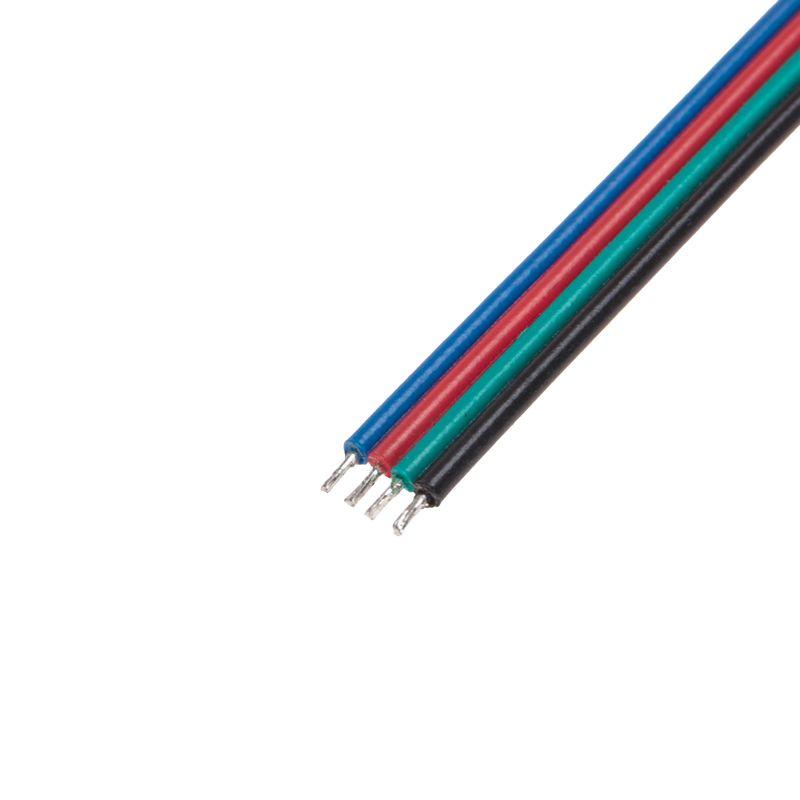  Коннектор с проводами для подключения к контроллеру светодиодной ленты RGB COB 10мм Rexant 148-110 фото в каталоге от BTSprom.by