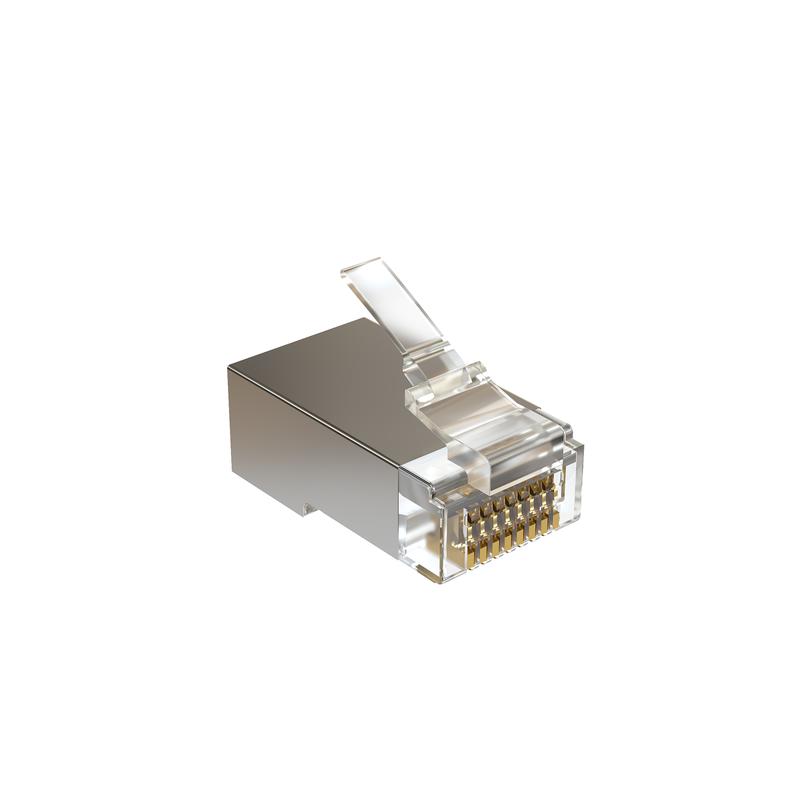 коннектор rj45 под витую пару кат.5e экранир. универс. (уп.100шт) sysmatrix plug 8p8c5es.uw от BTSprom.by