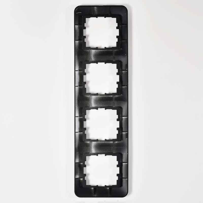  Рамка 4-м Karina Life вертикал. черн. бархат LEZARD 708-4200-154 фото в каталоге от BTSprom.by