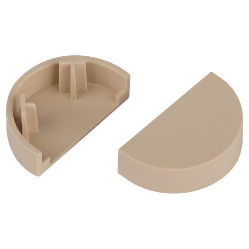 заглушка для кабель-канала полукруглого 20х12 ec-kk-20-12-b беж. (уп.2шт) эра б0064953 от BTSprom.by